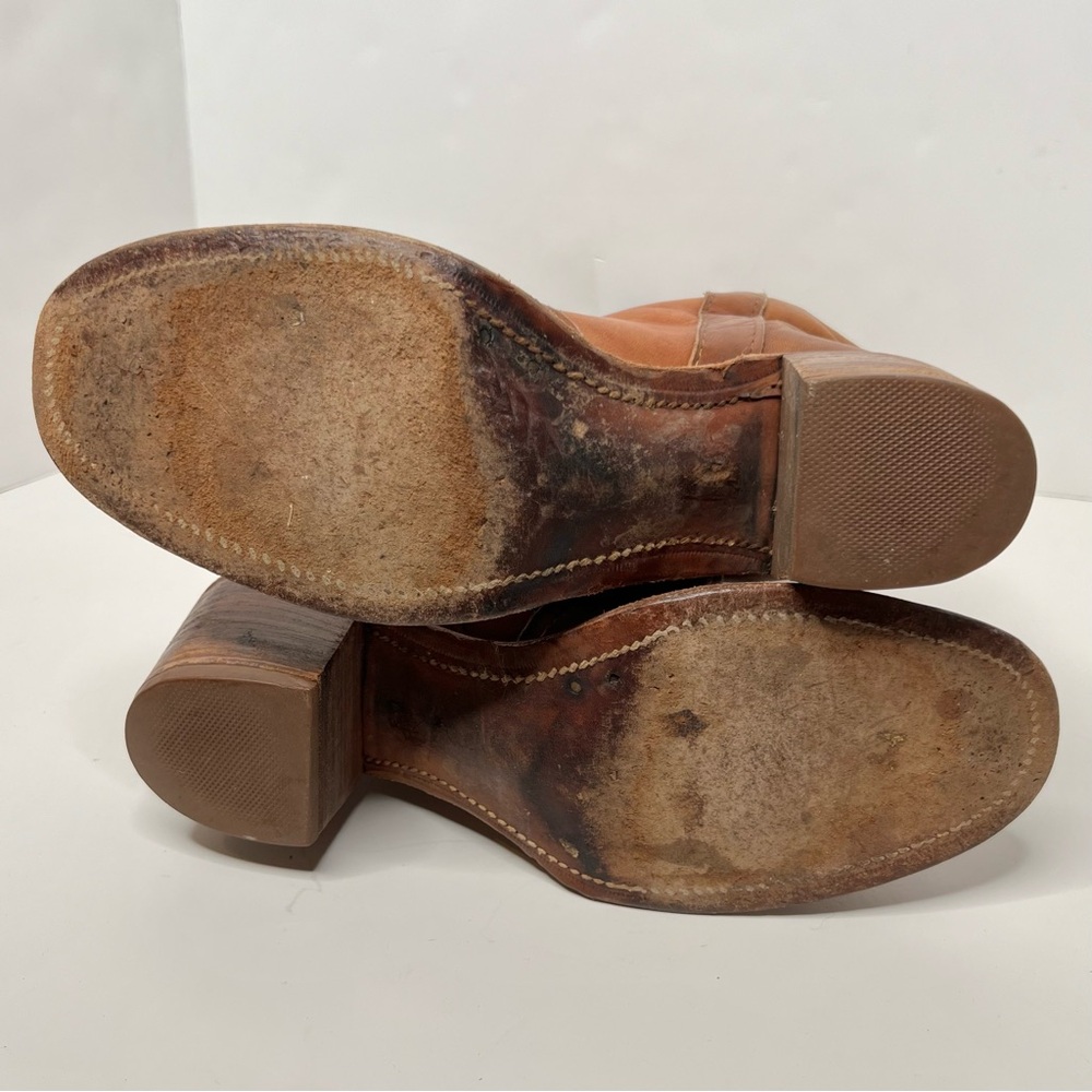Vintage 1970’s Frye Leather Tall Campus Boots - Picture 6 of 7